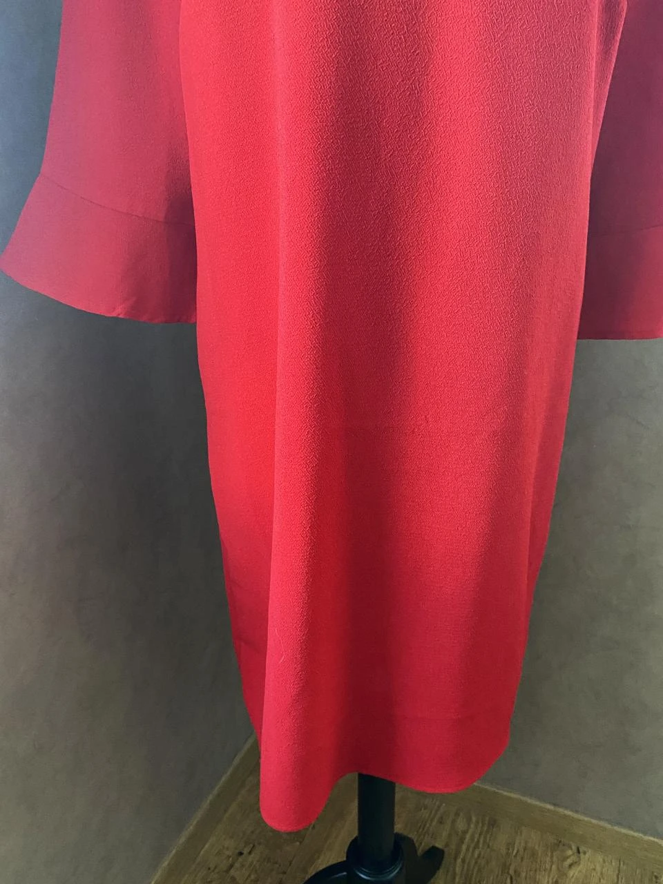 Rode rechte jurk Camaieu maat 42 – Uitlopende mouwen – Elegant & tijdloos – photo 4